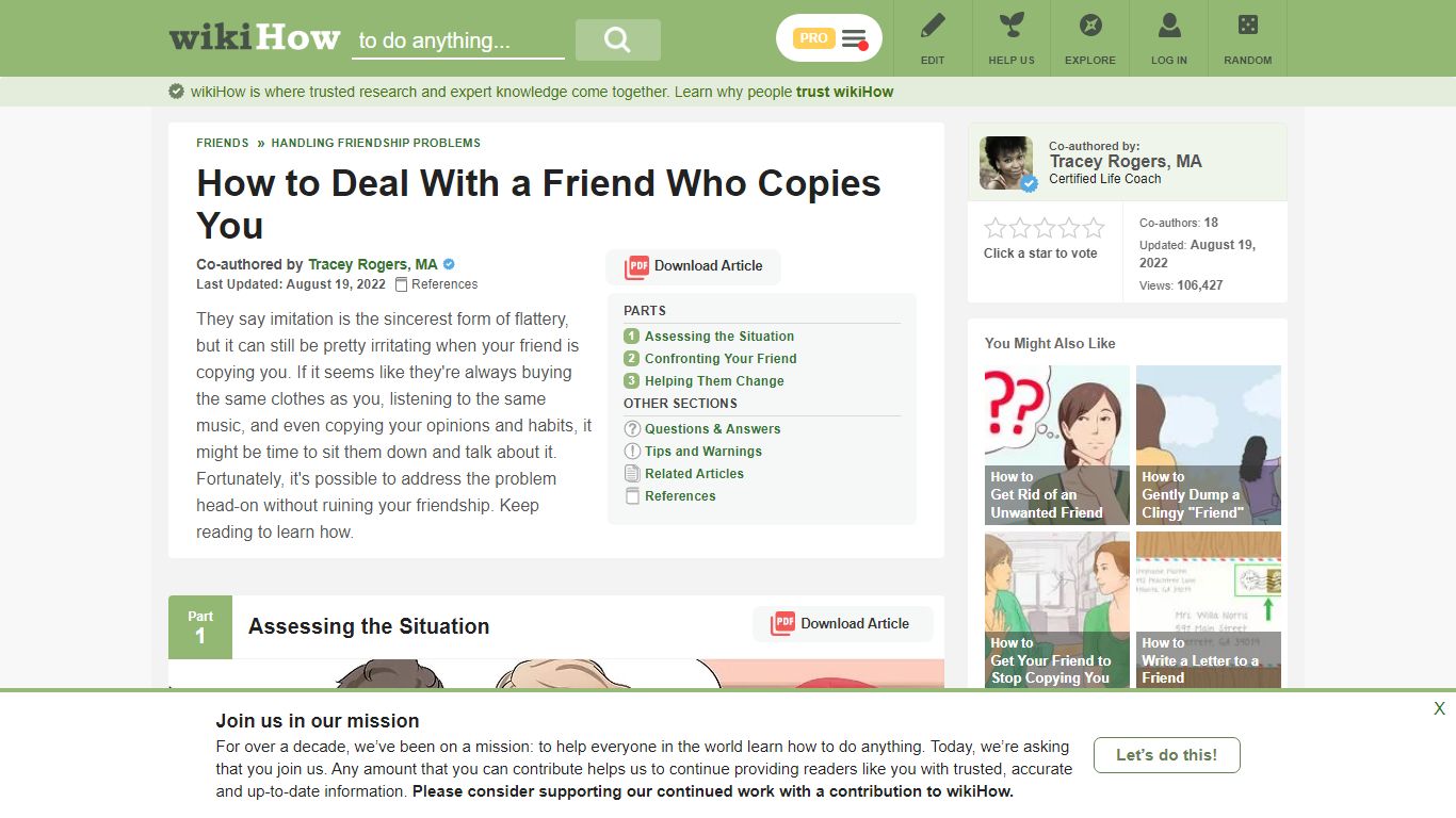 How to Deal With a Friend Who Copies You: 11 Steps (with ... - wikiHow